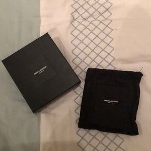 Saint Laurent wallet box and dust bag